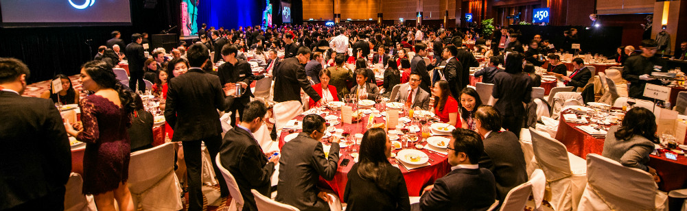 A banquet at Convention Hall