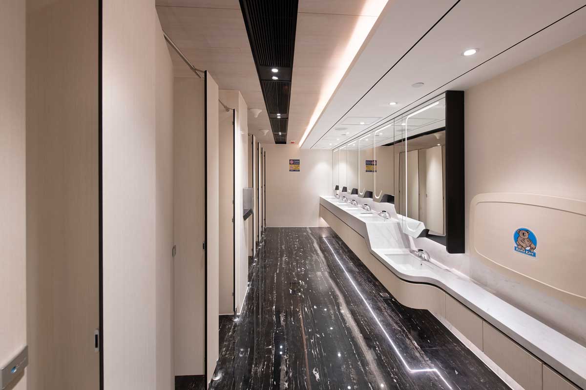 Refurbishments to toilets and ancillary services have added comfort and convenience to fairgoers' experience.