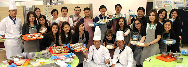 HML’s staff enjoying a cooking class