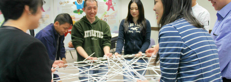 HML’s staff participating in team building workshop